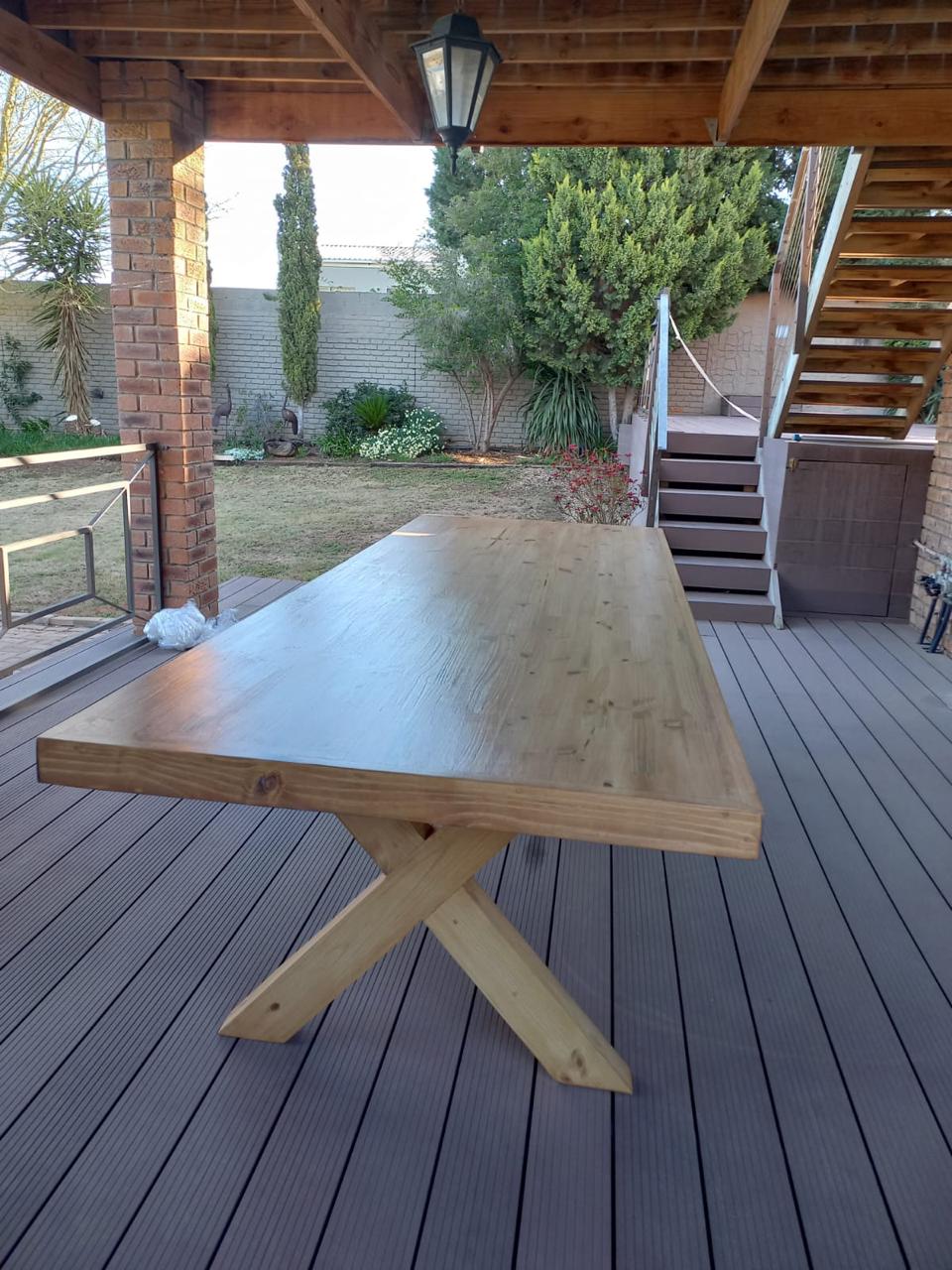 handcrafted pine dining table Cape Town solid wood